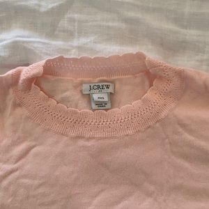 J crew light pink sweater top